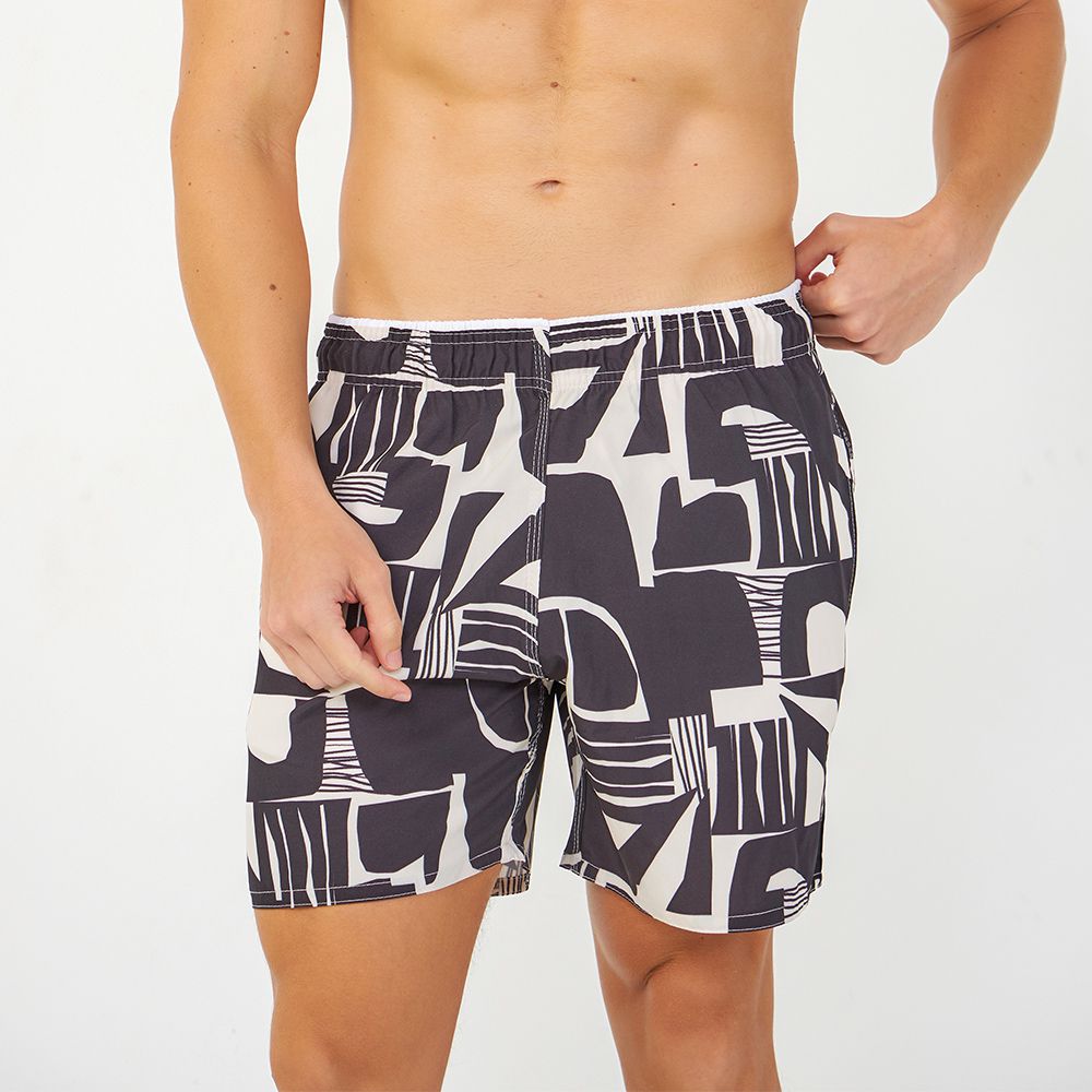 BERMUDA BEACH TÊNIS ESTAMPADA CALCARIO ABSTRATO