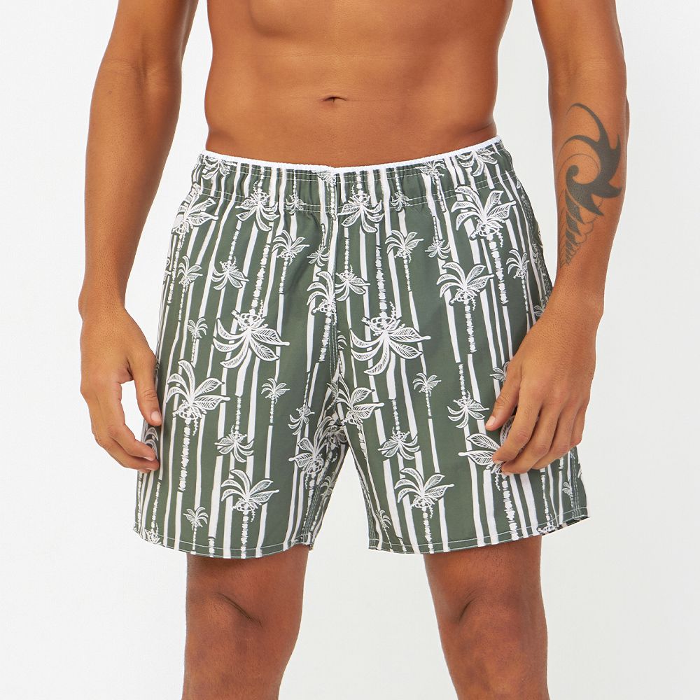 BERMUDA BEACH TÊNIS ESTAMPADA COQUEIRAL