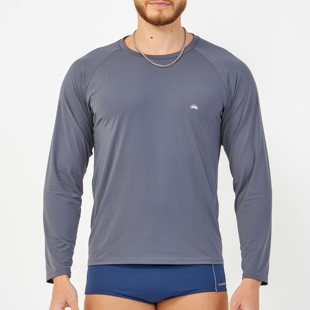 CAMISETA UV CAVA COMUM GRAFITE