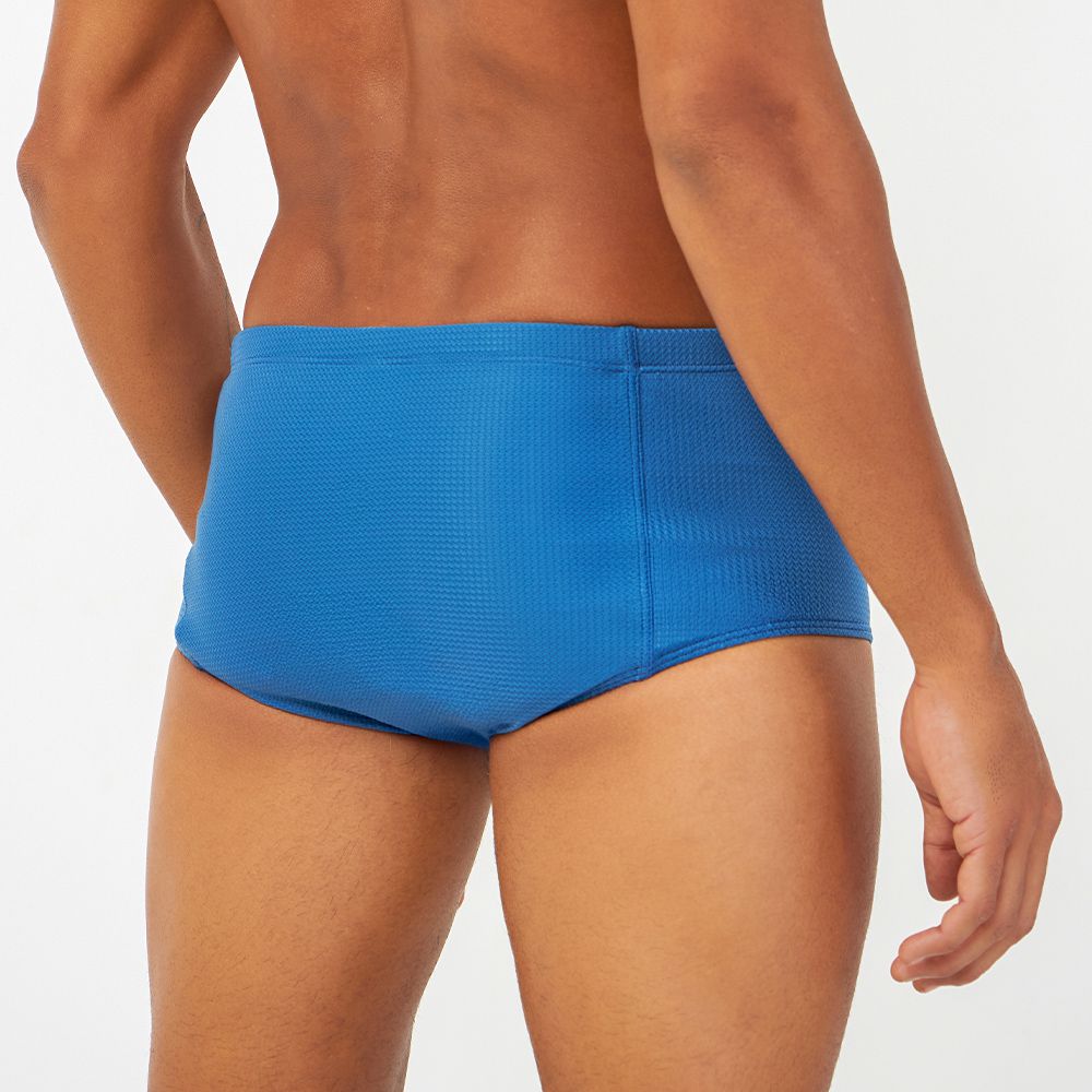SUNGA SLIP COM TEXTURA AZULIK