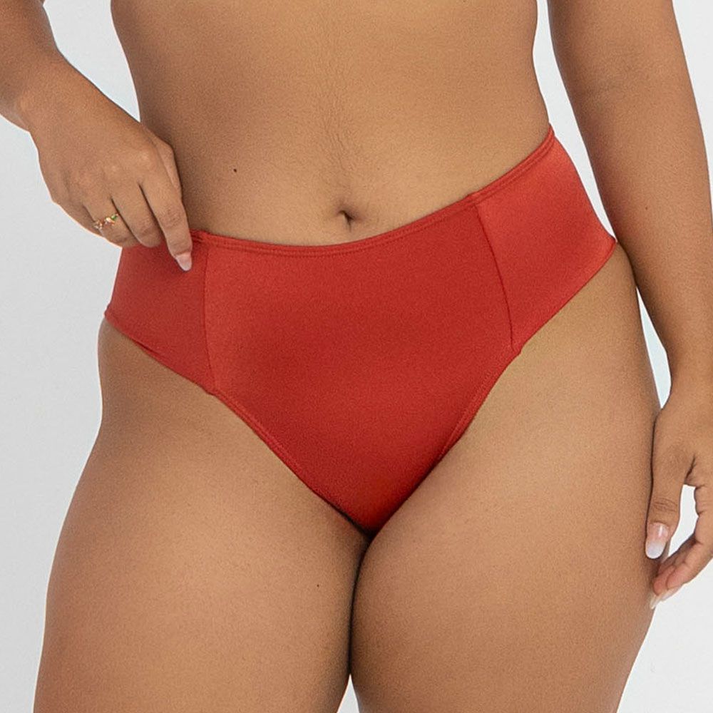 BIQUINI PLUS BASICO LISO TERRA