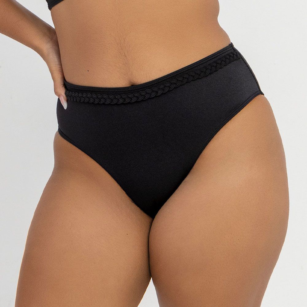 BIQUINI PLUS TRANÇA PRETO