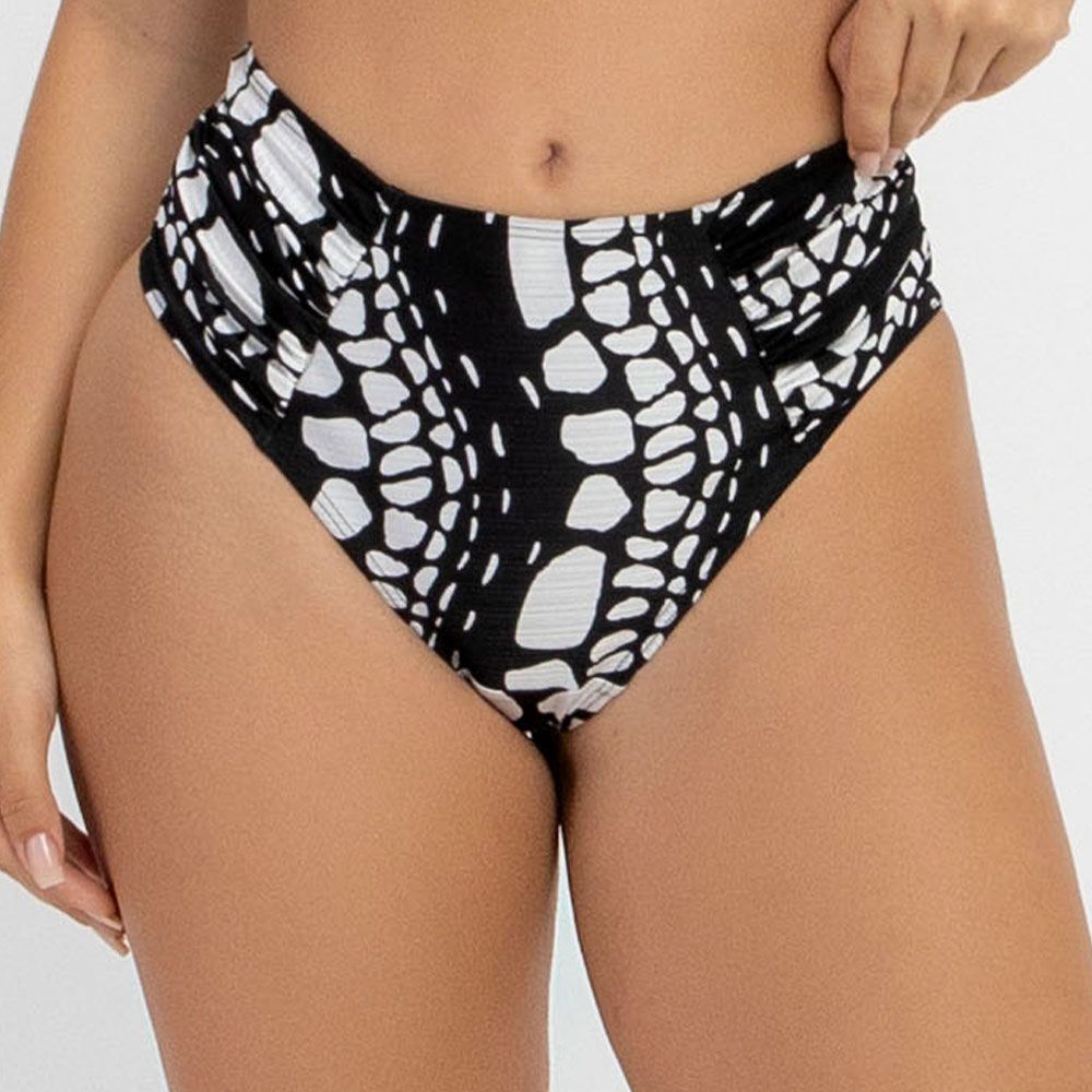 BIQUINI MAX FIO DENTAL DRAPEE ESTAMPADO ZB PEDRAS DO AGRESTE