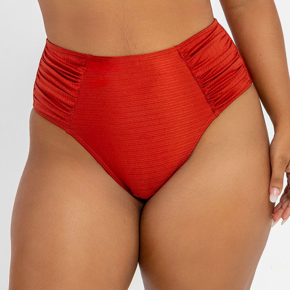 Biquini Max Drapee Liso Zero Barriga Terra