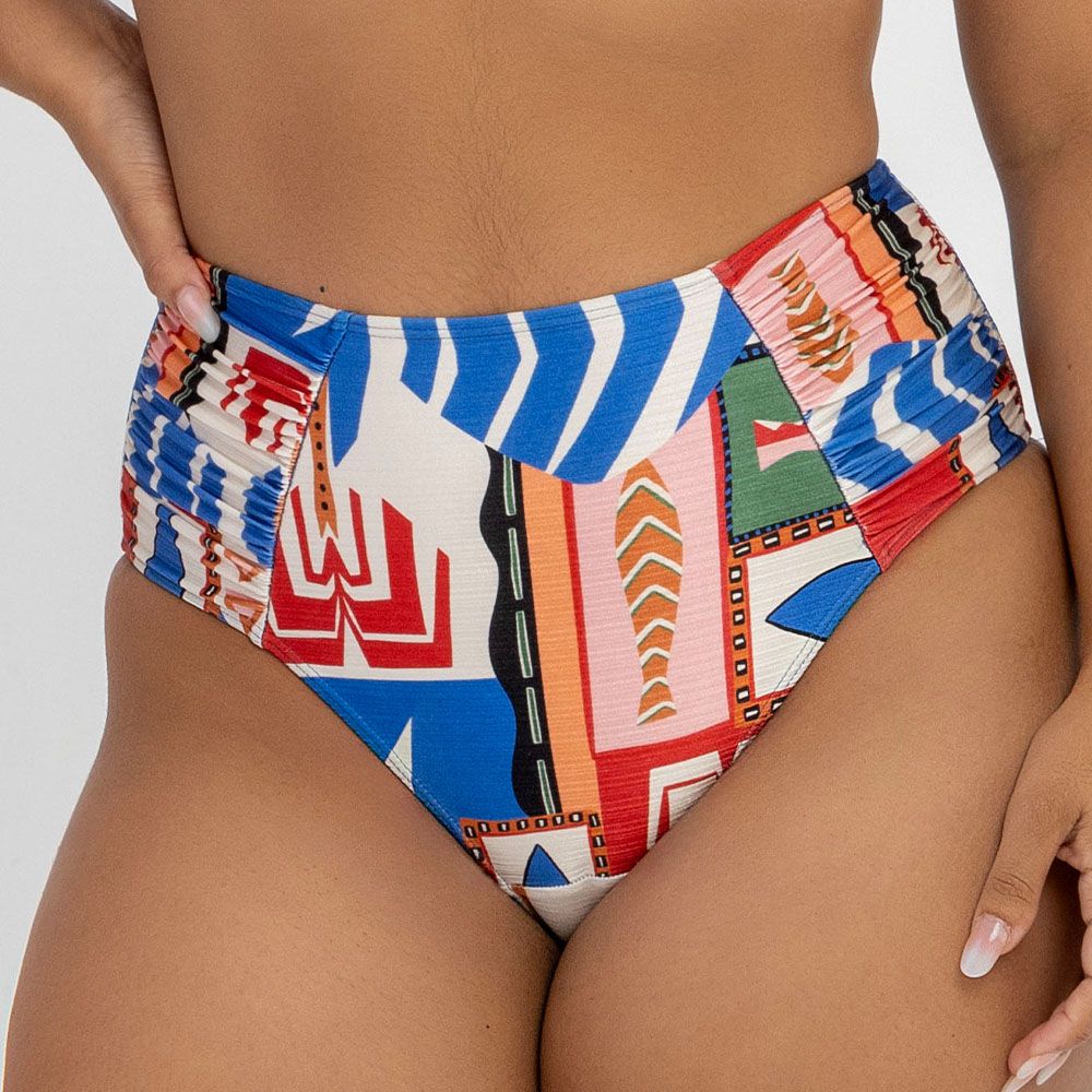 BIQUINI MAX DRAPEE ESTAMPADO ZB LITORANEA