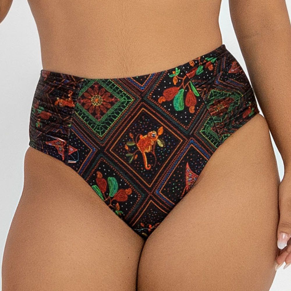 BIQUINI MAX DRAPEE ESTAMPADO ZB ARTE POPULAR