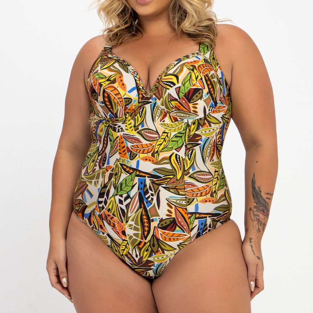 MAIO C/ BOJO RECORTE E TRANÇA ESTAMP. ZB FLORESTA VERDE