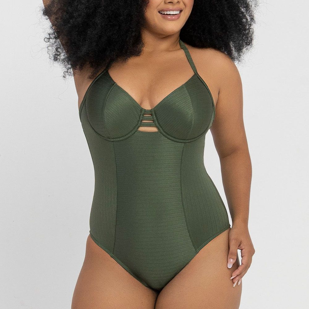 MaiÔ Meia TaÇa Liso Zero Barriga Cactos