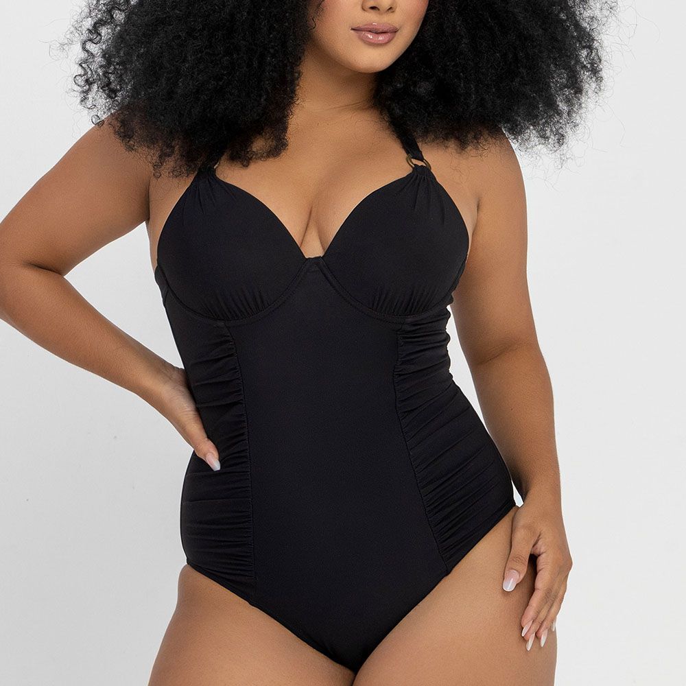 MAIO DRAPEE C/ ARGOLA LISO ZB PRETO