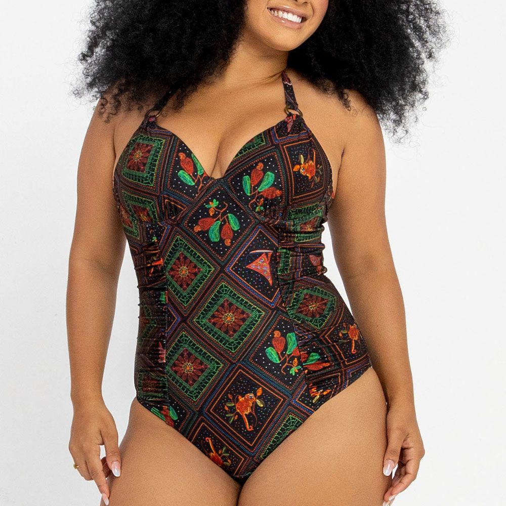 MAIO DRAPEE C/ ARGOLA ESTAMPADO ZB ARTE POPULAR