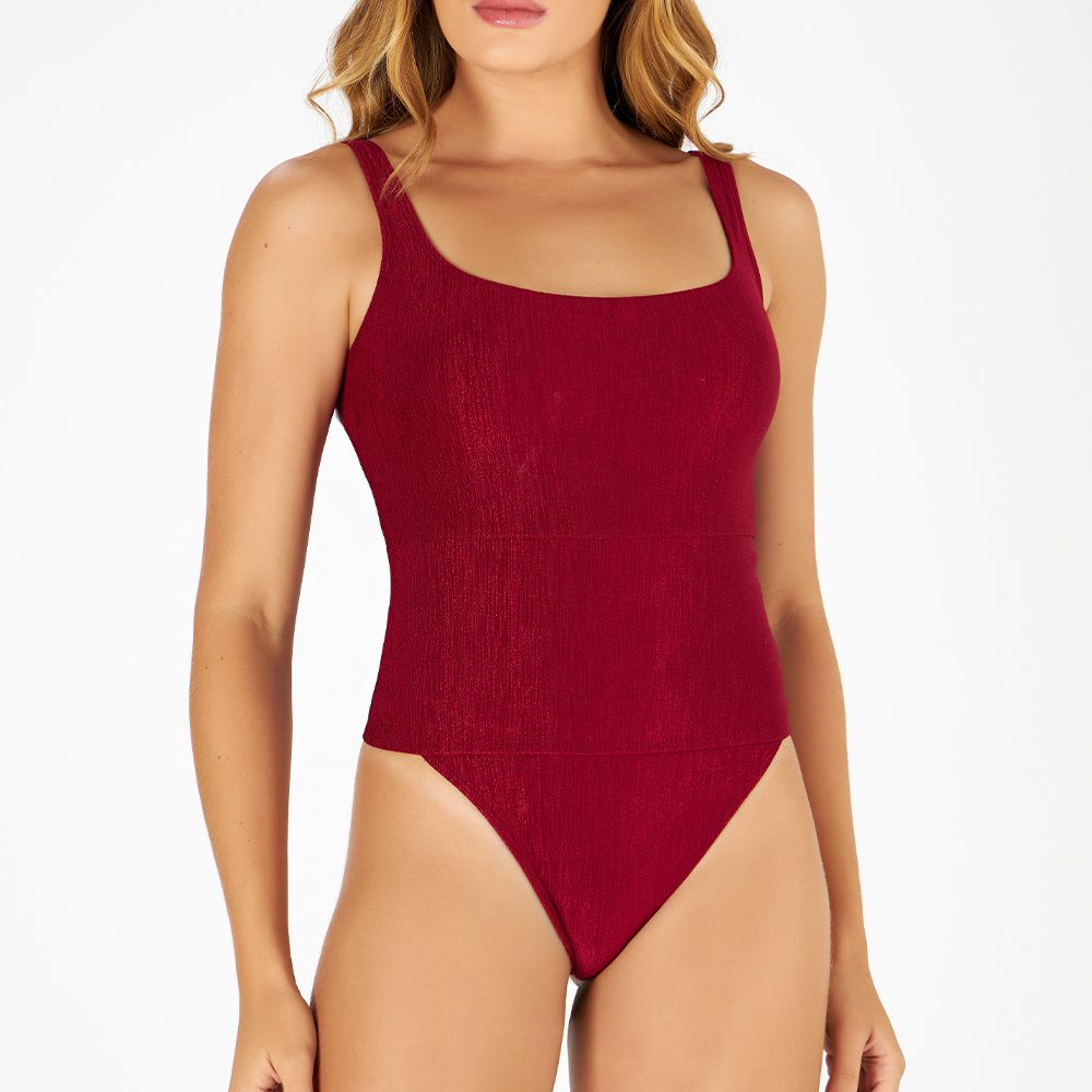 MAIÔ BODY FAIXA ZERO BARRIGA HIBISCO