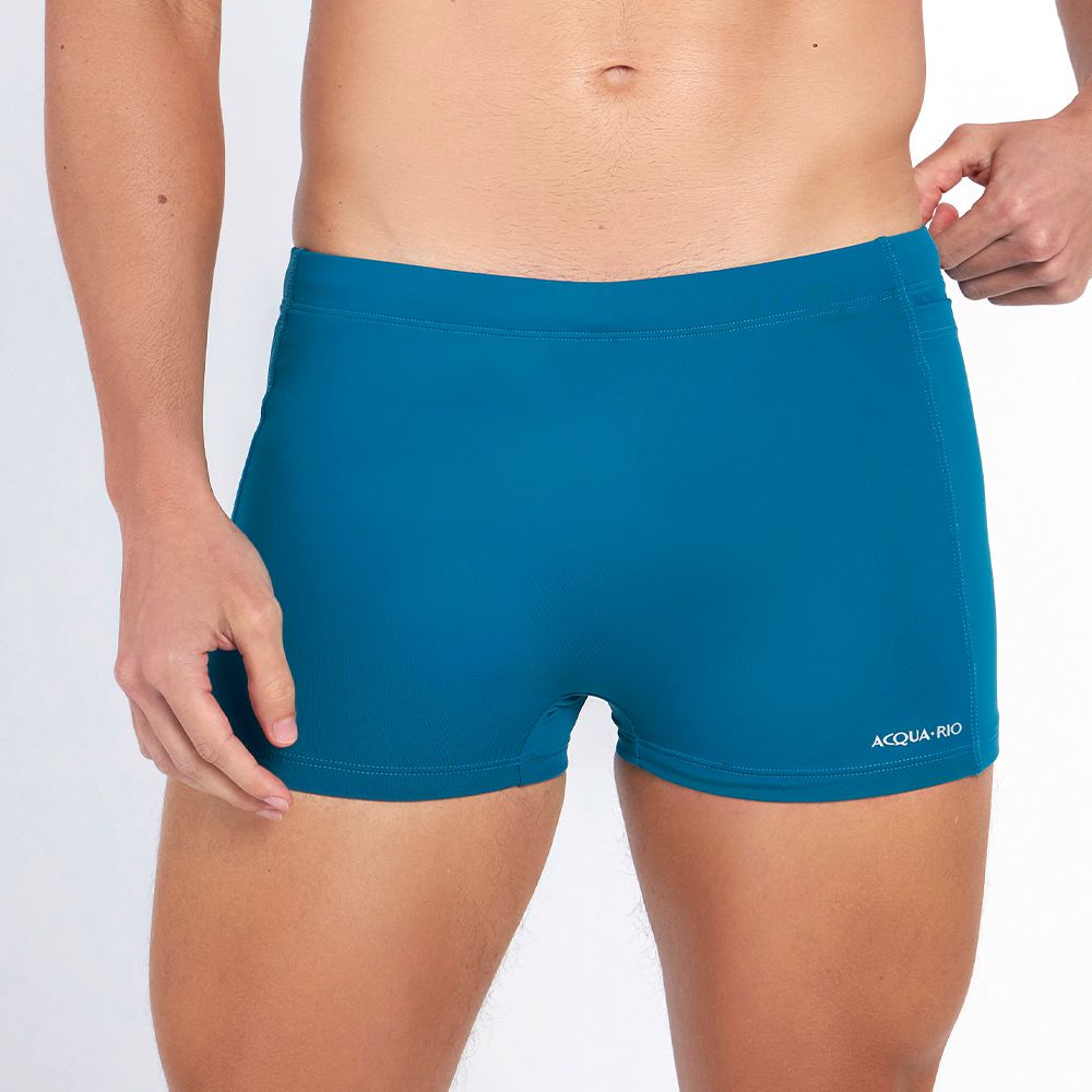 SUNGA BOXER COM BOLSO VERDE PETROLEO