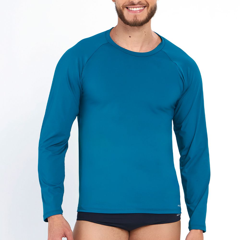 CAMISETA UV VERDE PETROLEO