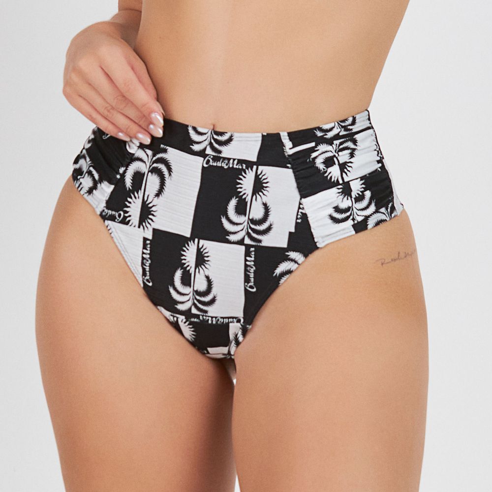 BIQUINI MAX FIO DENTAL DRAPEE ESTAMPADO ZB BEACH NIGHT E DAY