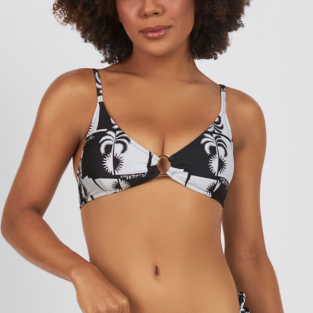 BODY TOP COM BOJO REMOVIVEL ESTAMPADO BEACH NIGHT E DAY
