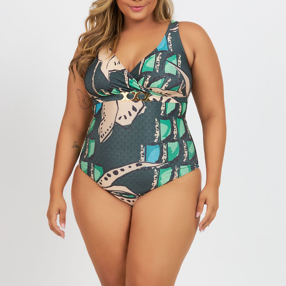 BODY MAIÔ MODELADOR ESTAMPADO BOTANIC DESIGN