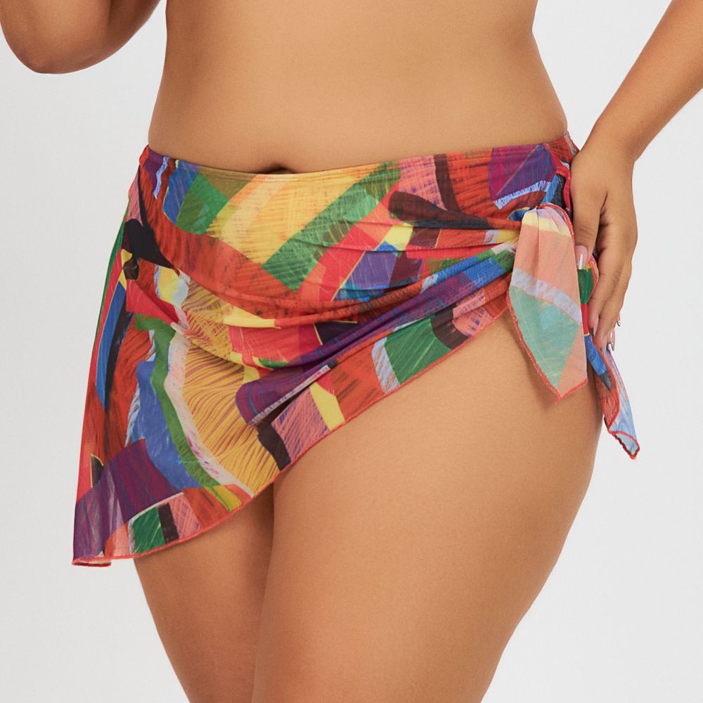 BIQUINI SAIDA PLUS ESTAMPADO MODERN TEX