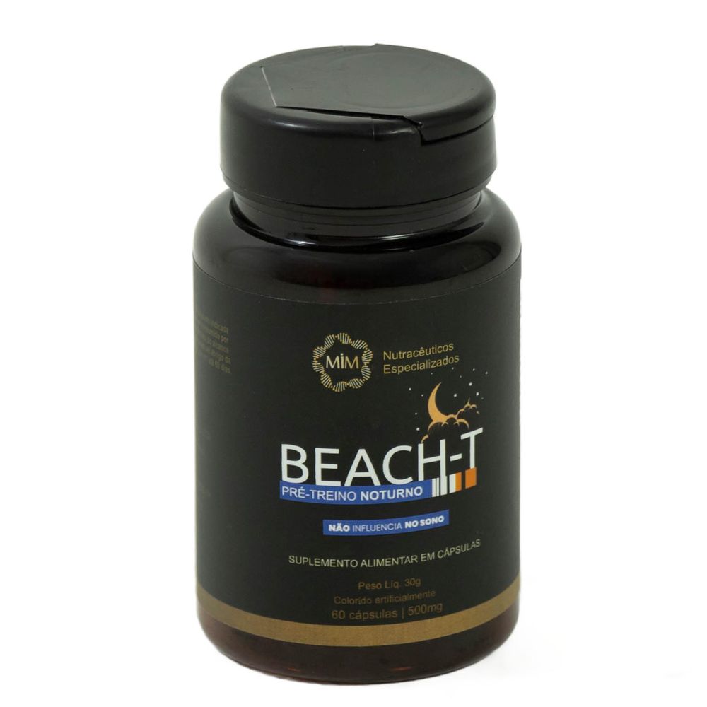 Pré-Treino Noturno Beach-T | 60 Caps - Beach-T Pré-Treino