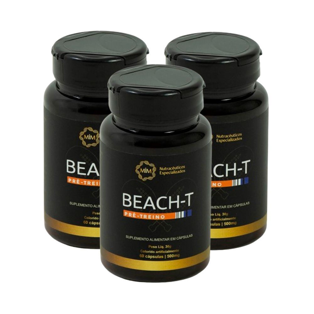 KIT 3 potes | Pré-Treino Beach-T - Beach-T Pré-Treino
