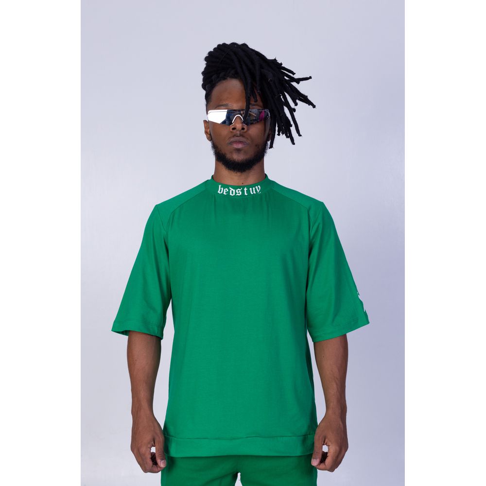 CAMISETA T-SHIRT OVERSIZED SPLASH OF COLOR - VERDE - BED STUY BROOKLYN