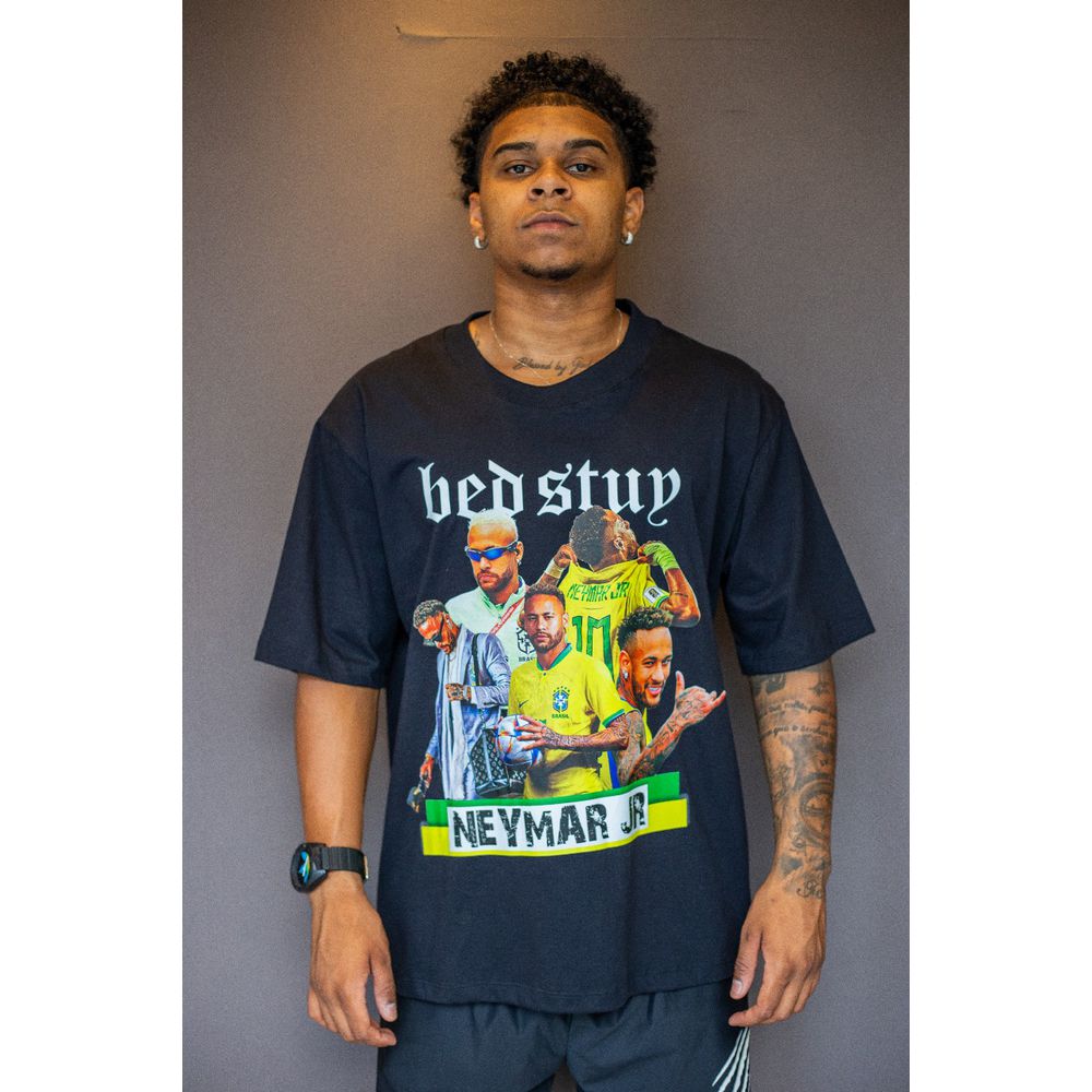 CAMISETA T-SHIRT OVER LENDÁRIOS NEYMAR - BED STUY BROOKLYN