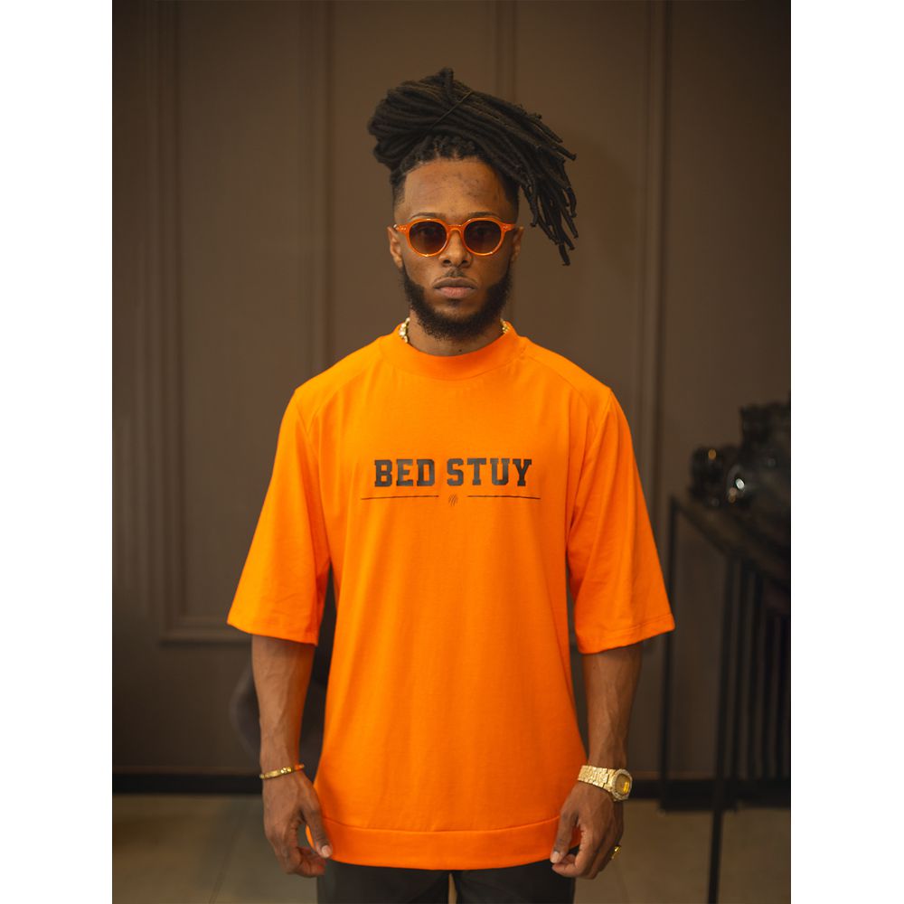 CAMISETA OVERSIZED CLAW - LARANJA - BED STUY BROOKLYN