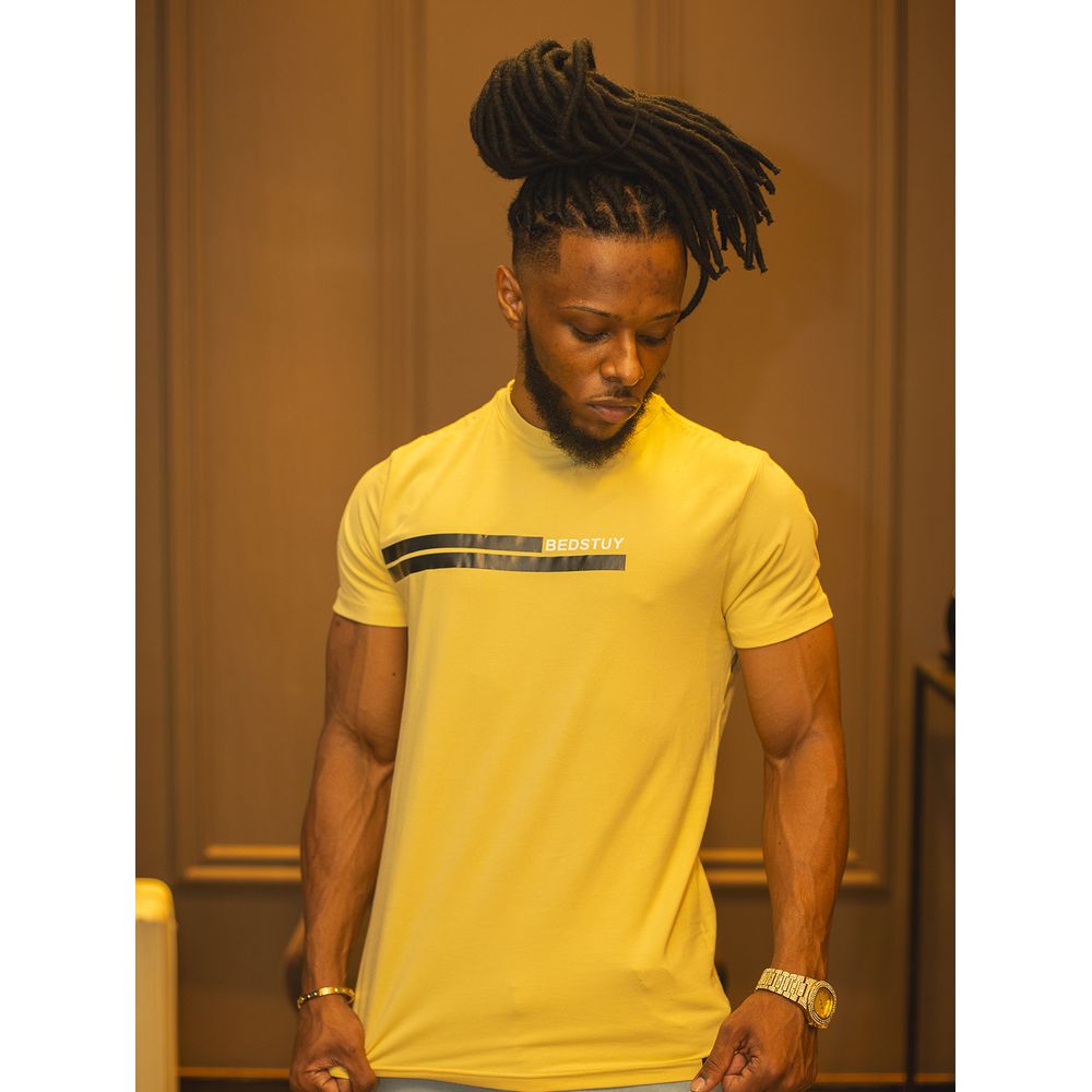 T-Shirt MASCULINA BED STUY - AMARELO - BED STUY BROOKLYN