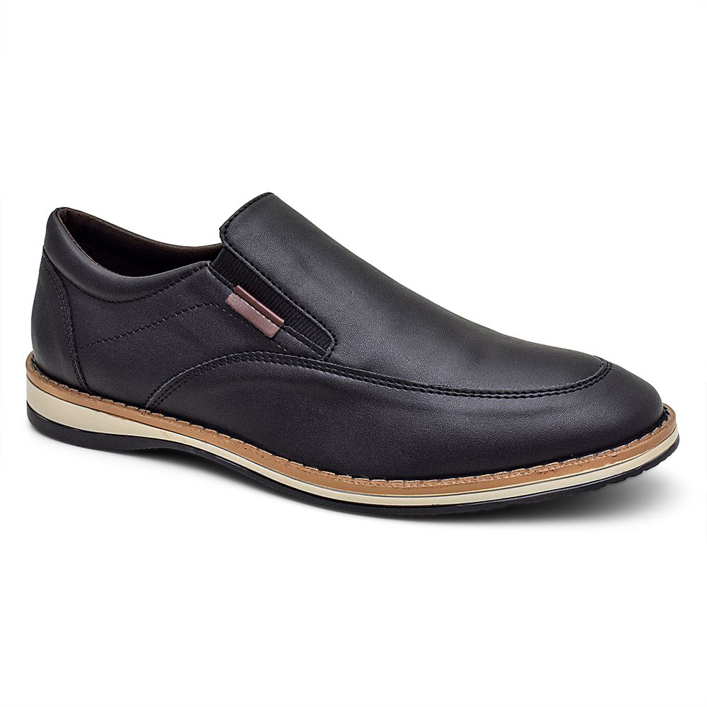 Sapato Casual Milão Preto - BKARELLUS