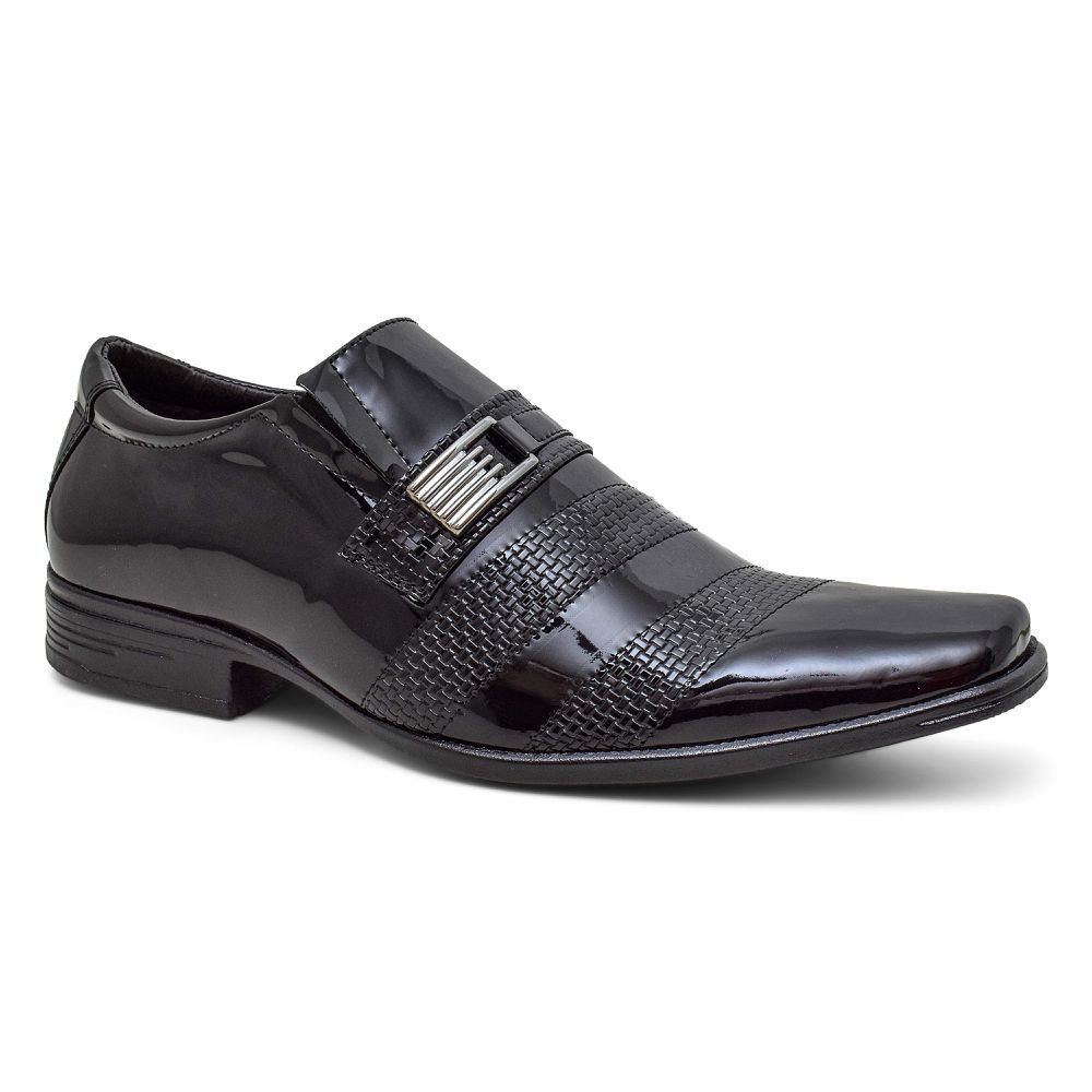 Sapato Social Bent Preto - BKARELLUS