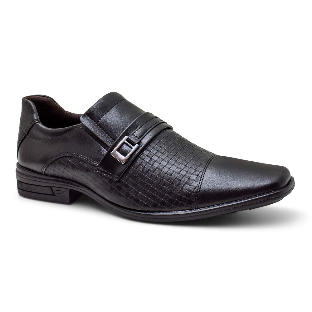 Sapato Social Sander Preto - BKARELLUS