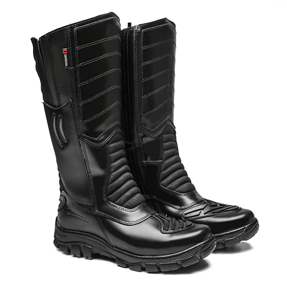 DRAGON BPBL BOTA ZÍPER COURO HIDROFUGADO PRETA