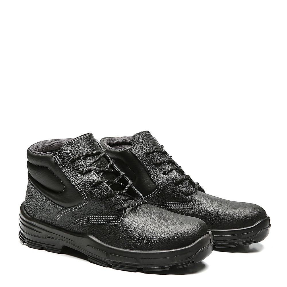 BAAS BOTINA DE AMARRAR COURO PRETO COMPOSITE + PRP 