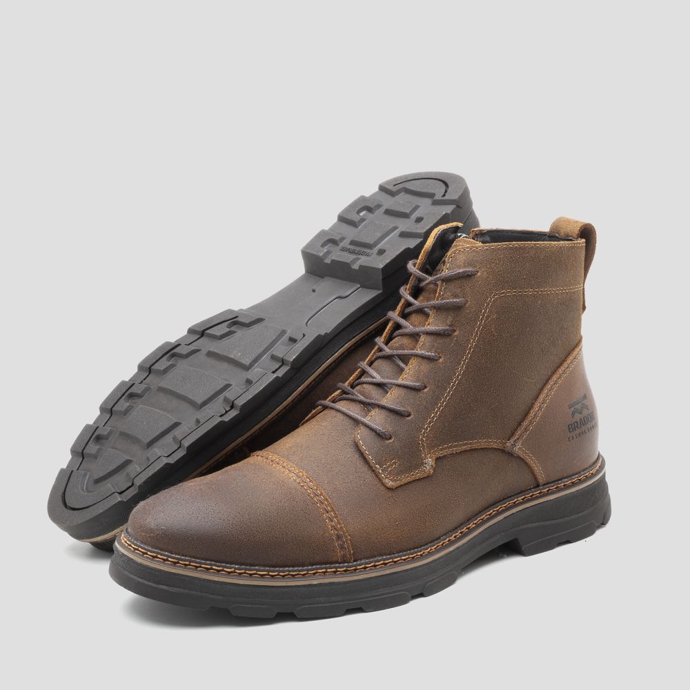 Bota Britton Lace Zip Hunter Bull Castor