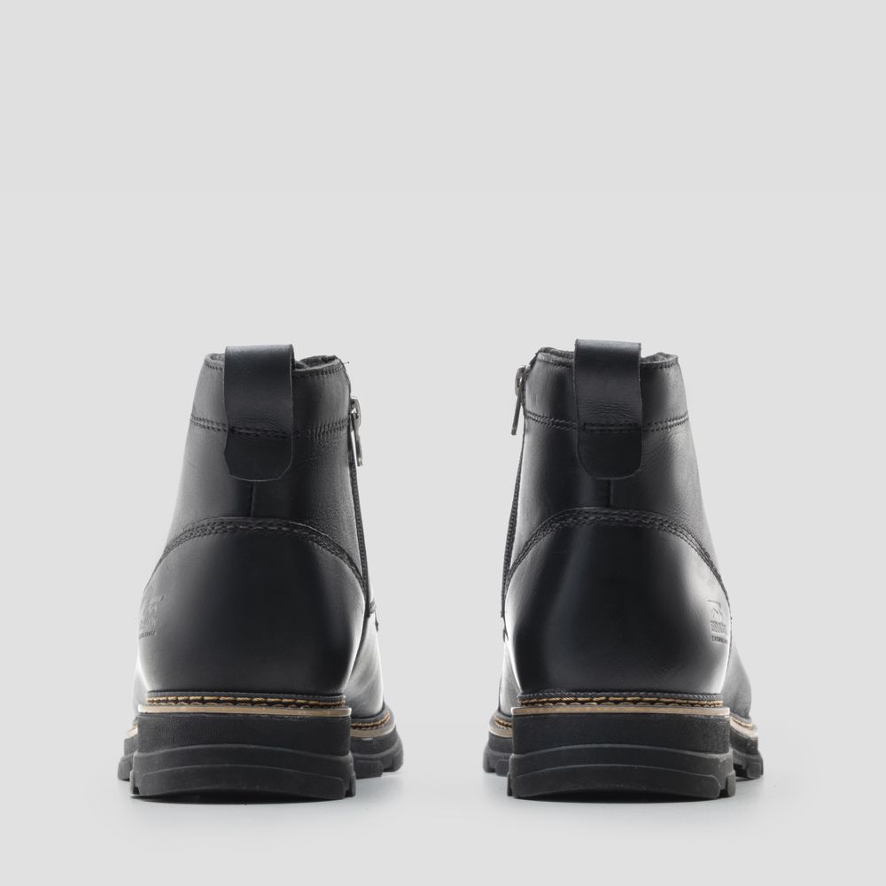 Bota Britton Lace Zip Preto