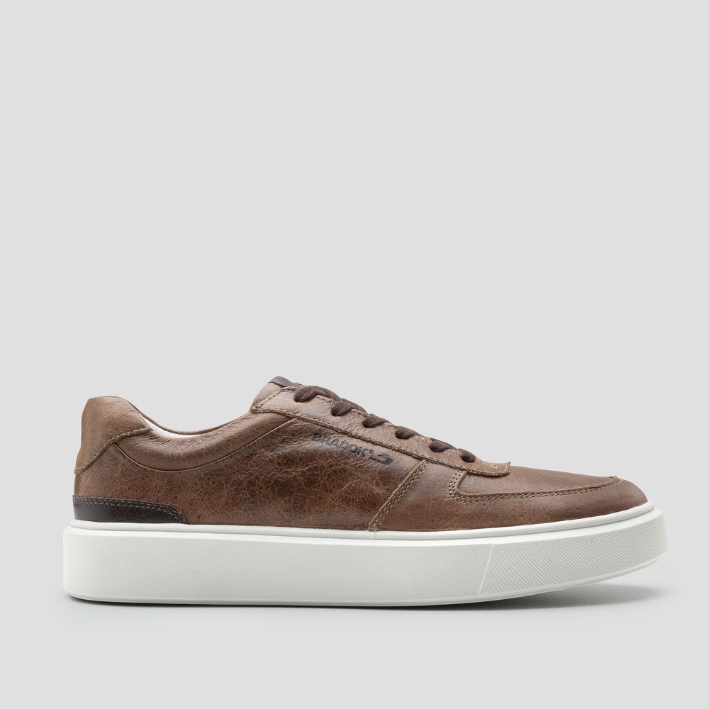 Tênis Hull Retro Conhaque - Loja Oficial Bradok®