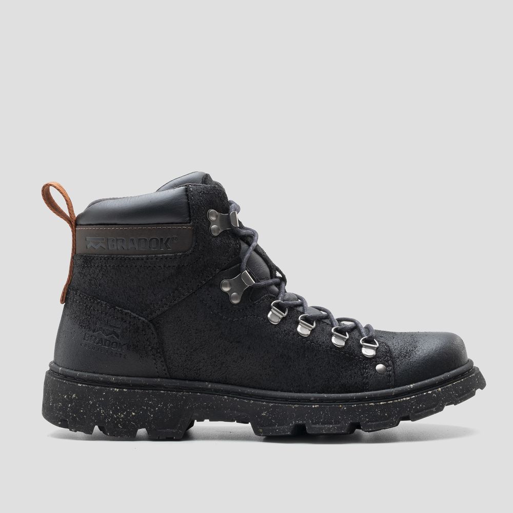 Bota Work Boot Lace Hunter Bull Preto - Loja Oficial Bradok®