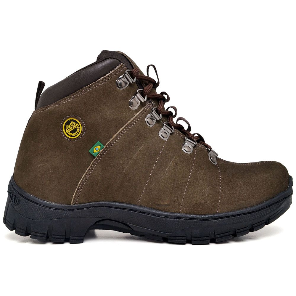 Coturno Adventure Masculino Solado Trekking Ciment... - BRETÃO STORE