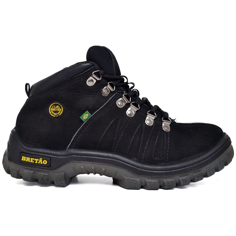 Coturno Masculino Adventure Solado Bidensidade - P... - BRETÃO STORE