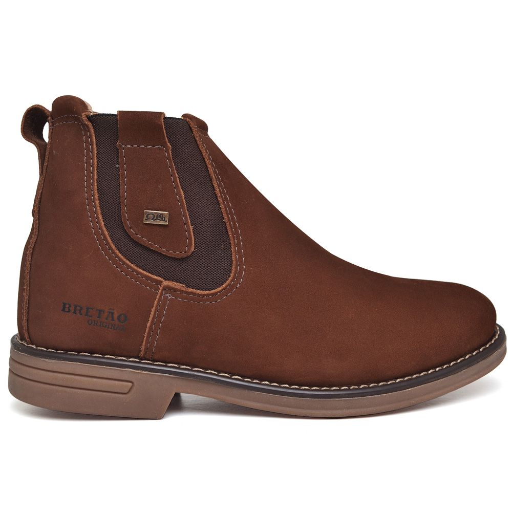 Botina Masculina Mustang Bretão Marrom - BRETÃO STORE