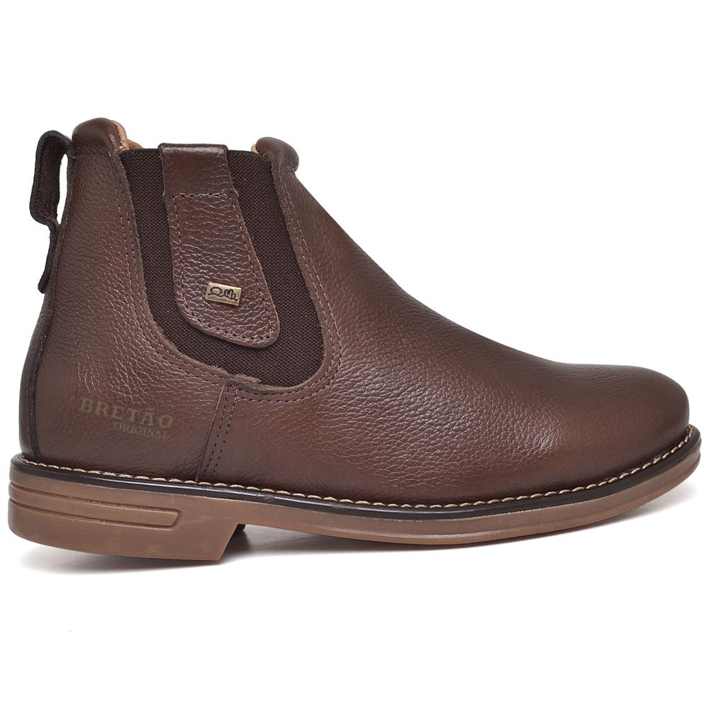 Botina Masculina Mustang Bretão Floater Café - BRETÃO STORE