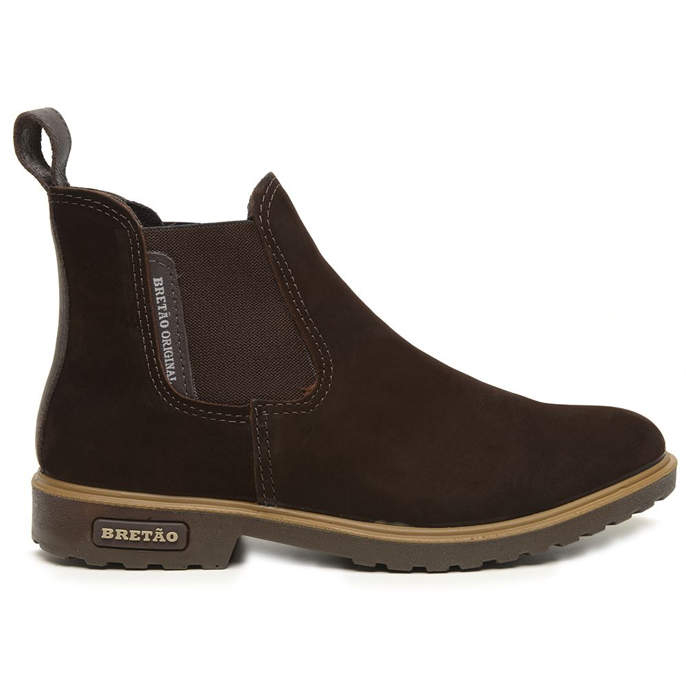 Botina Masculina Chelsea Solado Monte Carlo Chocol... - BRETÃO STORE