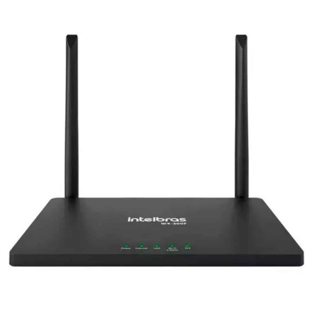 Roteador Wireless 2 Antenas Wi-Fi 4 W4-300F Intelbras | Broketto ...
