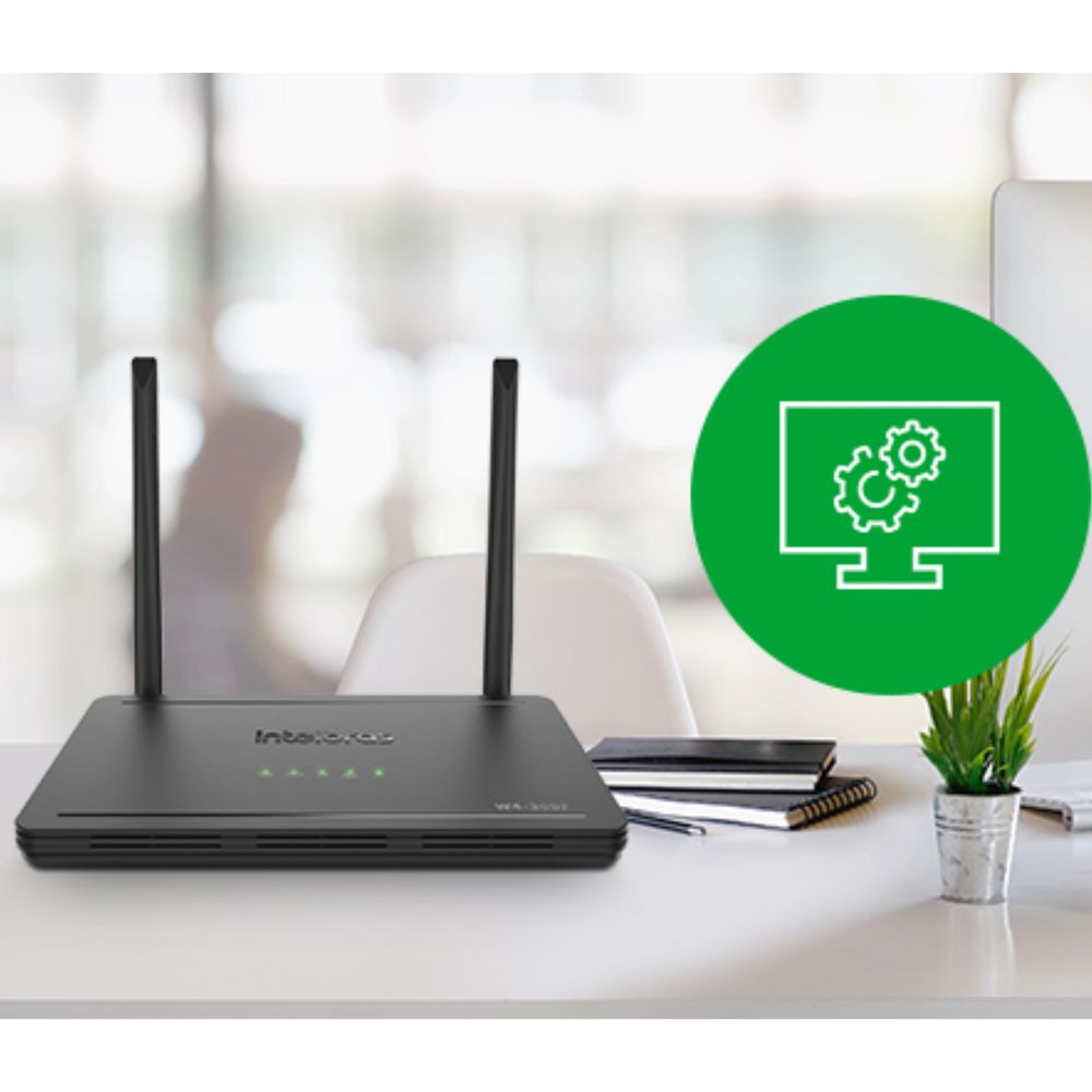 Roteador Wireless 2 Antenas Wi-Fi 4 W4-300F Intelbras | Broketto ...