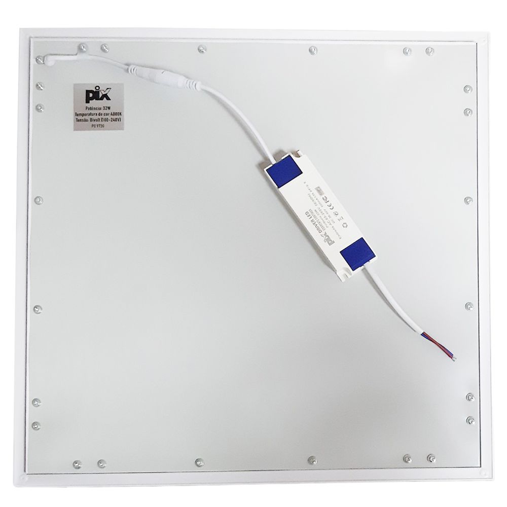 Plafon Led Embutir Quadrado 32W 40x40 Branco Frio 6500K | Broketto ...