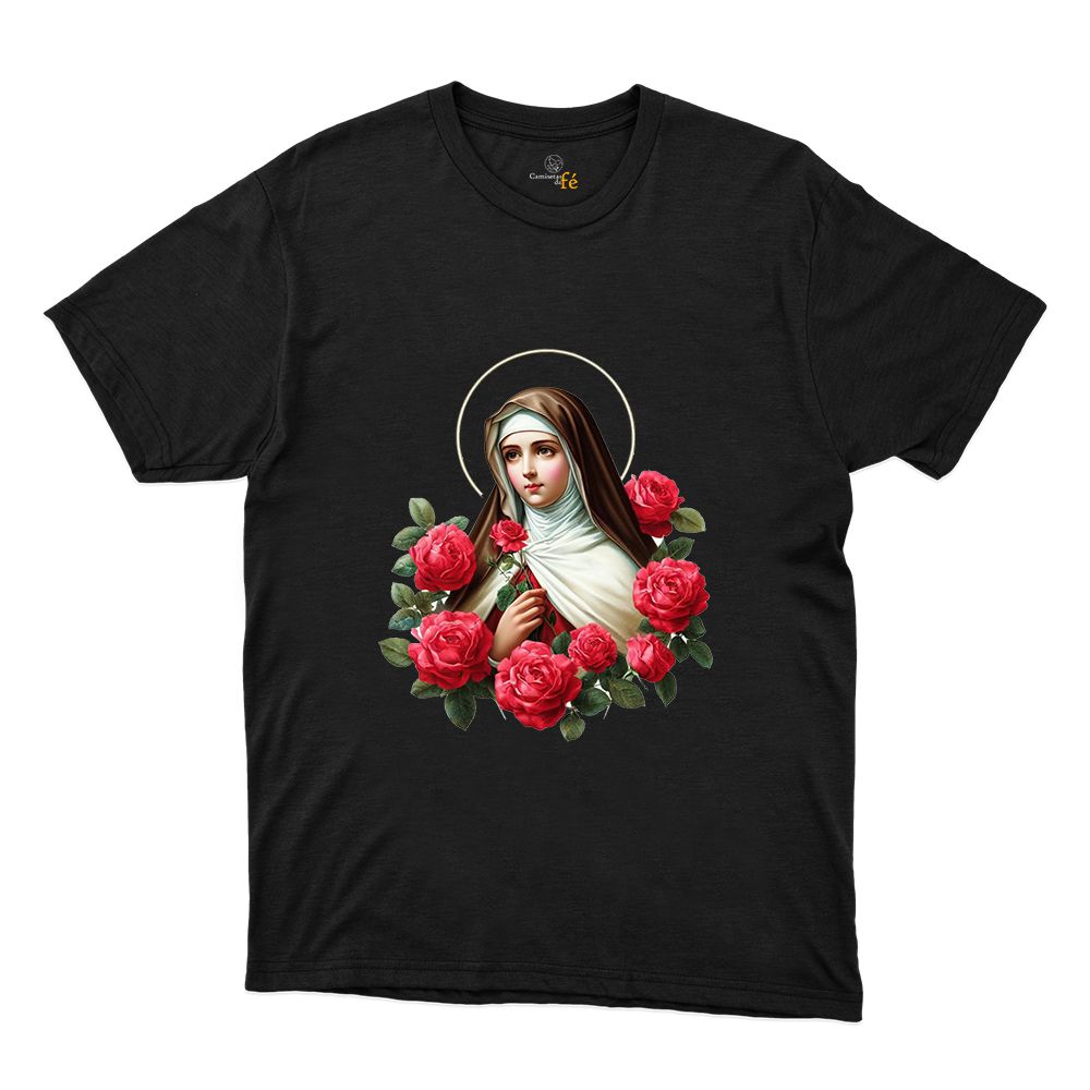 Camiseta Santa Rita de Cássia - CAMISETAS DA FÉ