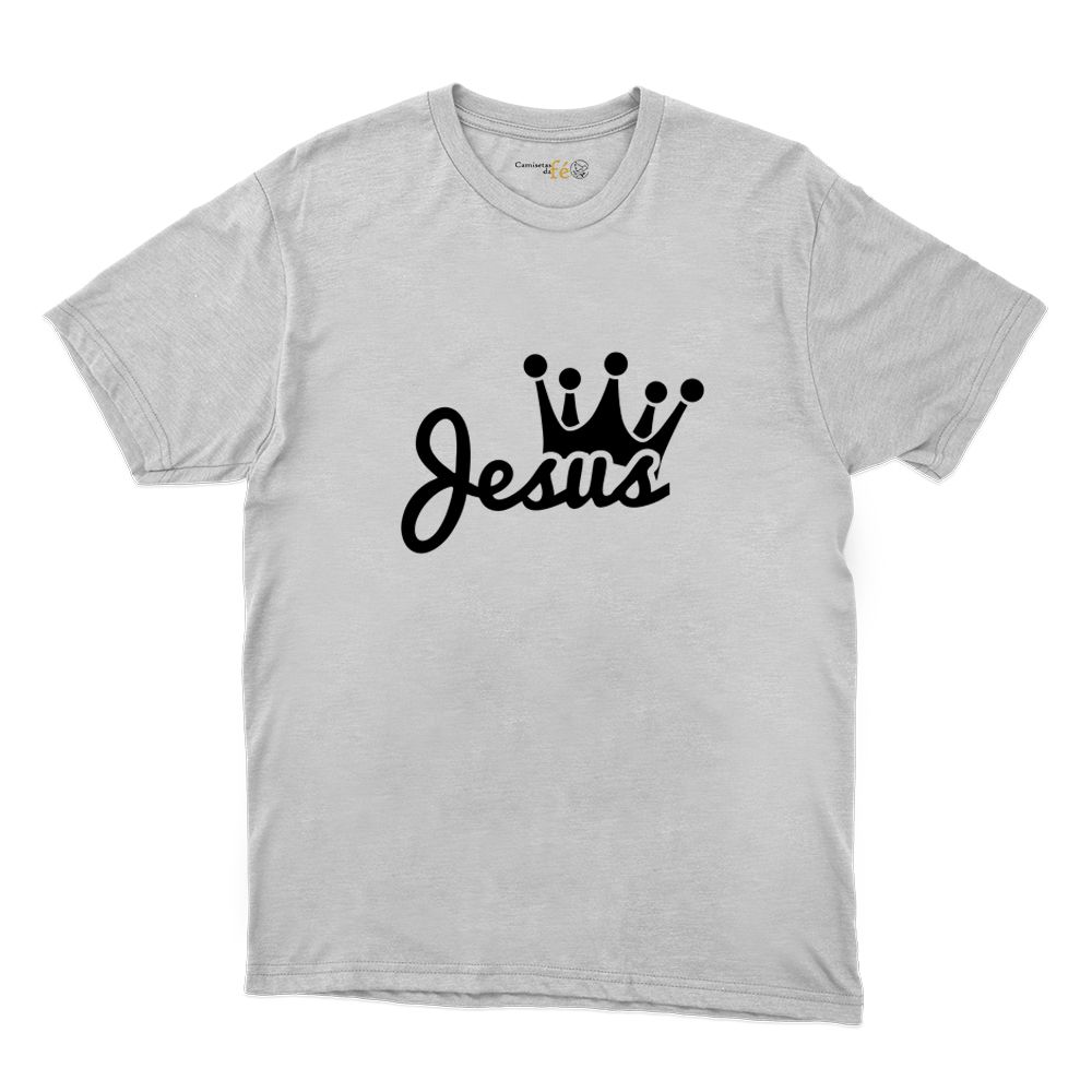 Camiseta Branca - Jesus - CAMISETAS DA FÉ