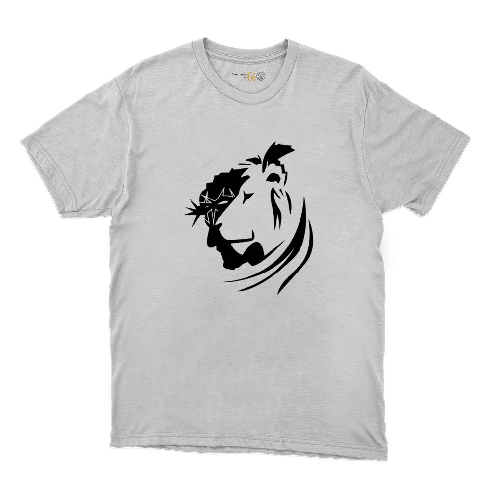 Camiseta Branca - Jesus Leão. - CAMISETAS DA FÉ