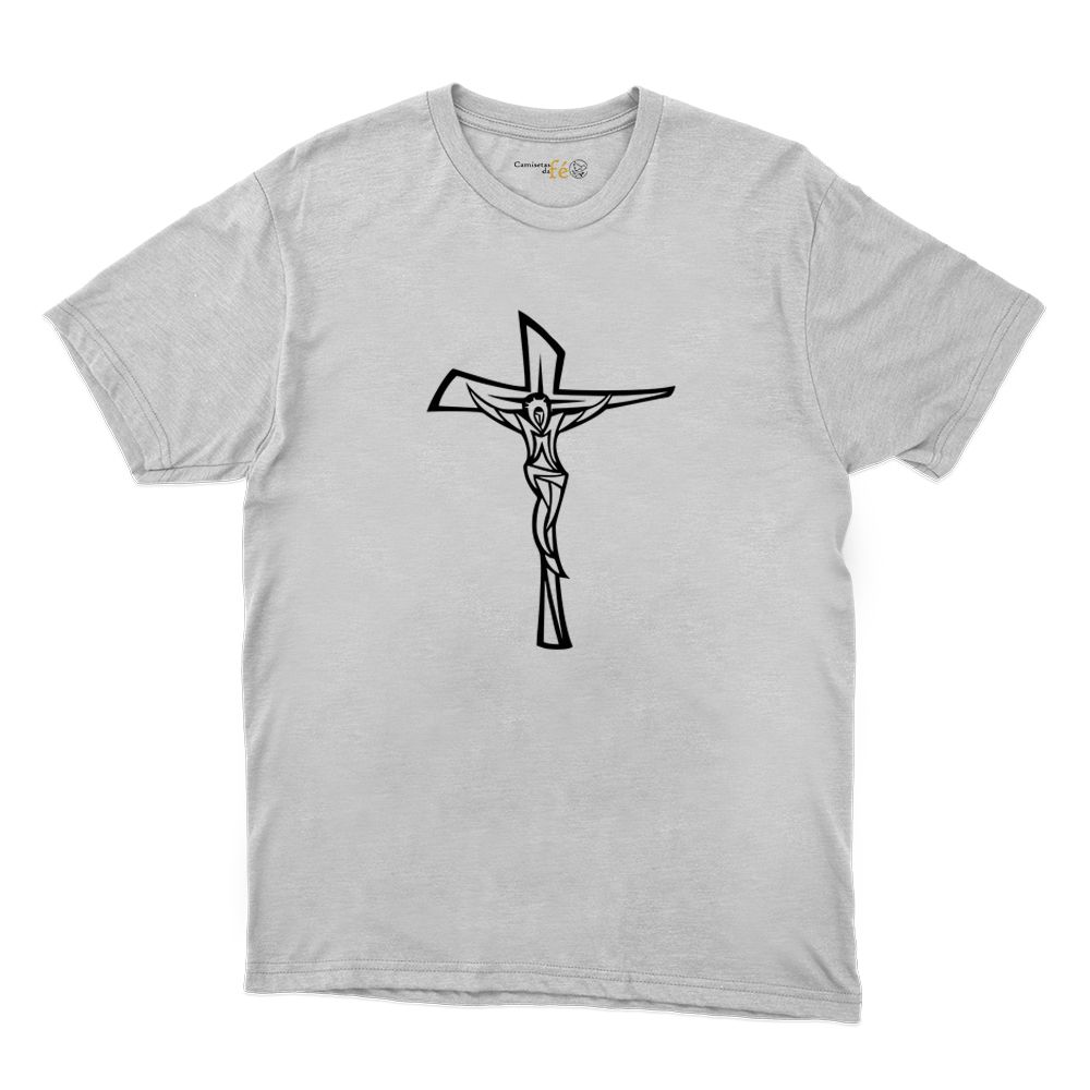 Camiseta Branca - Cruz - CAMISETAS DA FÉ