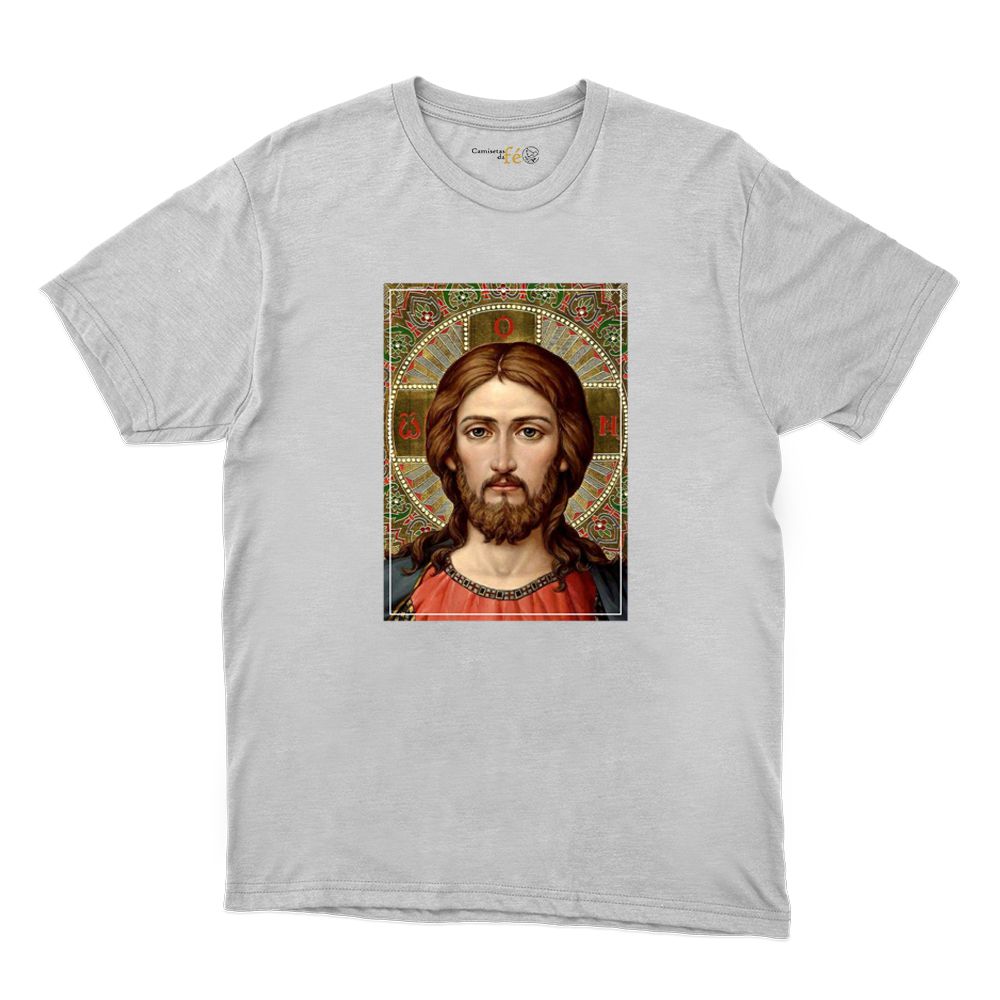 Camiseta Branca - Jesus Cristo - CAMISETAS DA FÉ