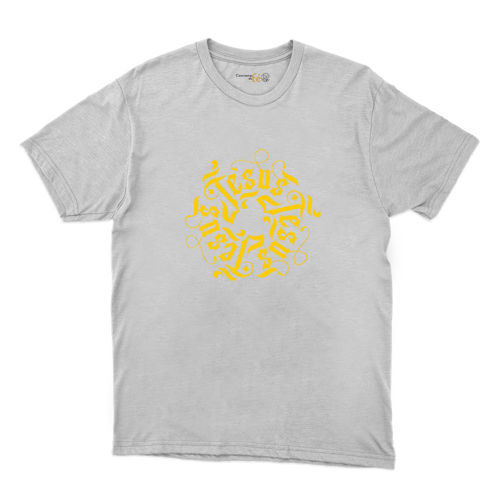 Camiseta Branca - Jesus - CAMISETAS DA FÉ